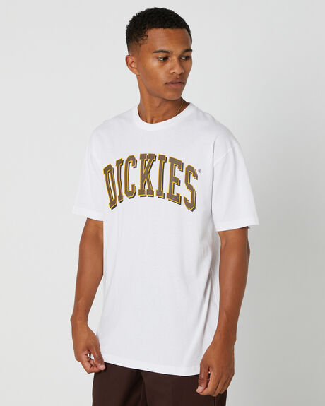 WHITE MENS CLOTHING DICKIES GRAPHIC TEES - DM123-SS06WHITE