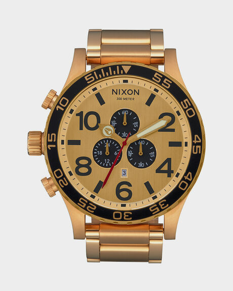 GOLD BLACK MENS ACCESSORIES NIXON WATCHES - A083-3192-00