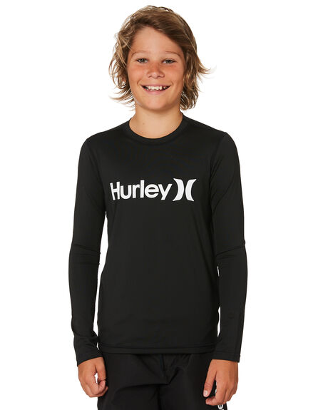 Hurley rash guard boys sales