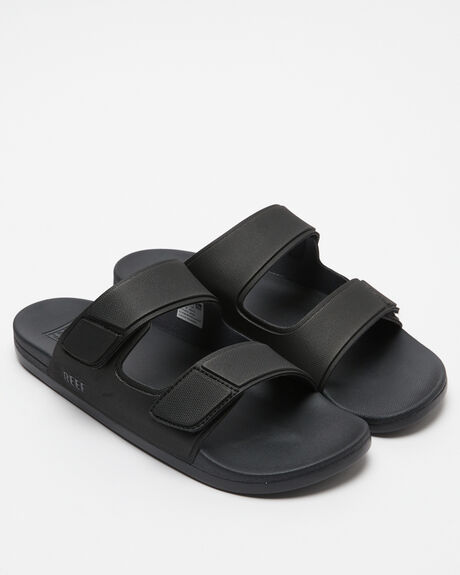 BLACK MENS FOOTWEAR REEF SLIDES - CJ0394BLA