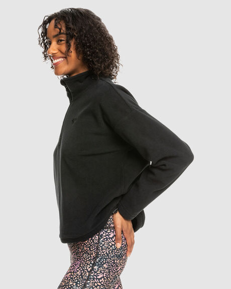 ANTHRACITE WOMENS CLOTHING ROXY JUMPERS - ERJPF03128-KVJ0