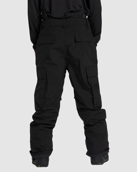BLACK SNOW MENS BILLABONG SNOW PANTS - ABYTP00103-BLK