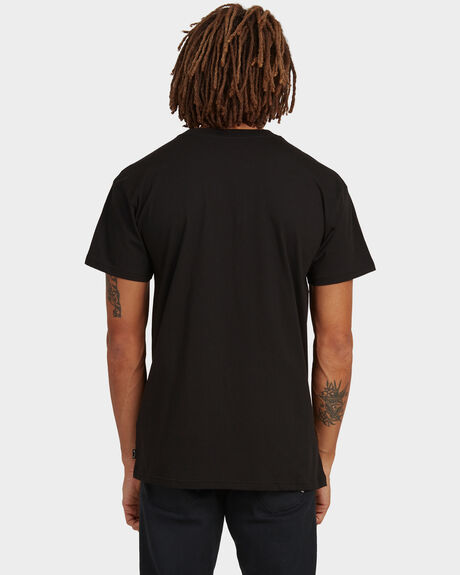 BLACK MENS CLOTHING BILLABONG T-SHIRTS + SINGLETS - UBYZT00162-BLK