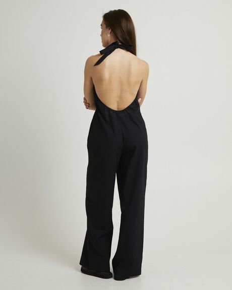 BLACK WOMENS CLOTHING SUBTITLED PLAYSUITS + OVERALLS - SBWS25653-BLK-XXS