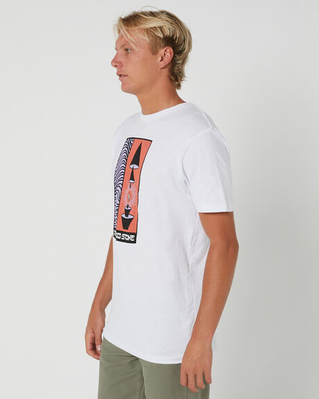 WHITE MENS CLOTHING VOLCOM GRAPHIC TEES - A3542203WHT