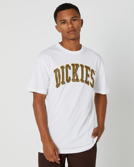 WHITE MENS CLOTHING DICKIES GRAPHIC TEES - DM123-SS06WHITE