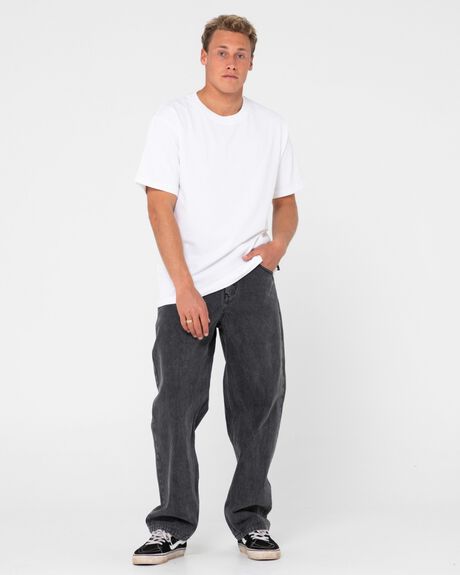 STONE BLACK MENS CLOTHING RUSTY JEANS - P23-DEM0018-STB-30