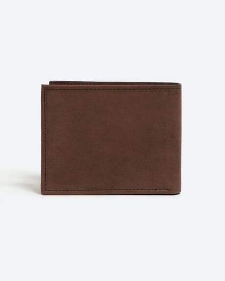 BROWN MENS ACCESSORIES STITCH AND HIDE WALLETS - SHH_GEORGE_BRN