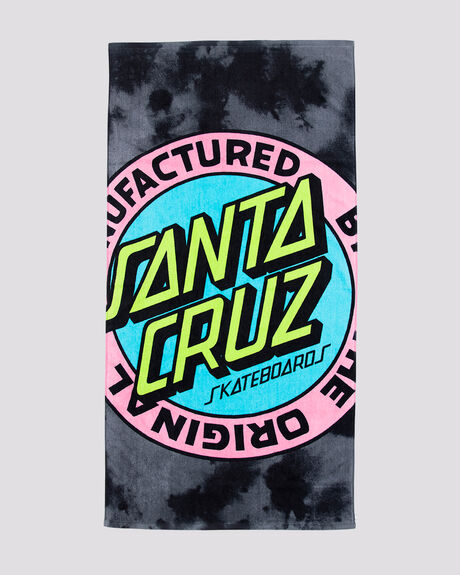 BLACK KIDS BOYS SANTA CRUZ TOWELS - S3221843BLK