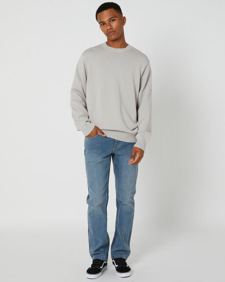BONE GREY MENS CLOTHING MISFIT KNITS + CARDIGANS - MT035300BONE