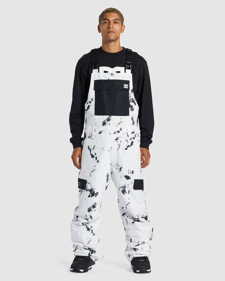 Dc Shoes Docile Technical Snow Bib Pants For Men Snow Camo SurfStitch