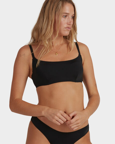 BLACK WOMENS SWIMWEAR BILLABONG BIKINI TOPS - UBJX300165-BLK