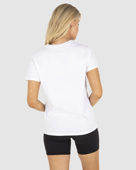 WHITE WOMENS CLOTHING UNIT T-SHIRTS + SINGLETS - 231210001-WHT