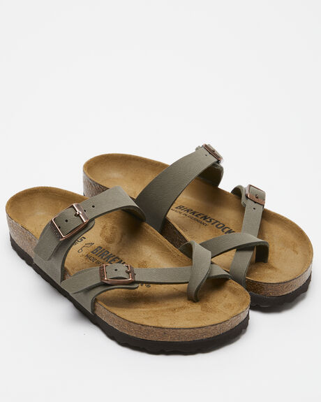 STONE WOMENS FOOTWEAR BIRKENSTOCK FASHION SANDALS - 071071STN