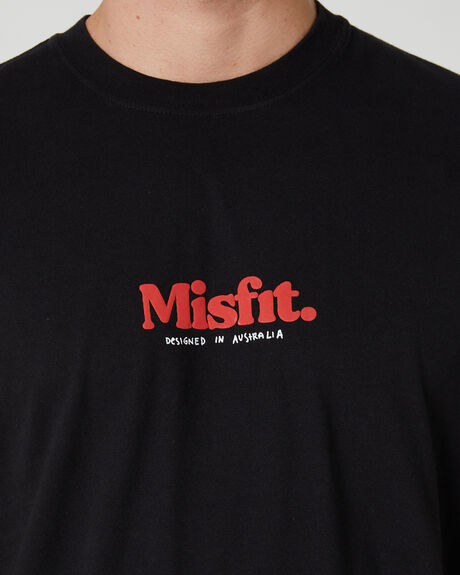 PIGMENT BLACK MENS CLOTHING MISFIT T-SHIRTS + SINGLETS - MT023W1009-PIGBL