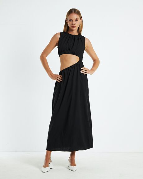 BLACK WOMENS CLOTHING SUBTITLED DRESSES - 52487800026