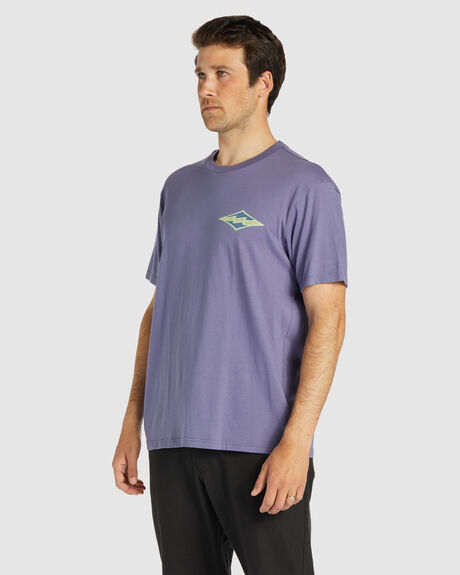 DUSTY GRAPE MENS CLOTHING BILLABONG T-SHIRTS + SINGLETS - ABYZT02195-SKW0