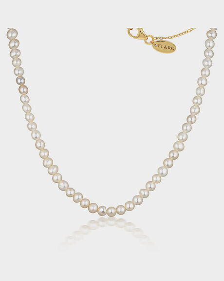GOLD WOMENS ACCESSORIES EL&RO JEWELLERY JEWELLERY - AW22-NN-YG