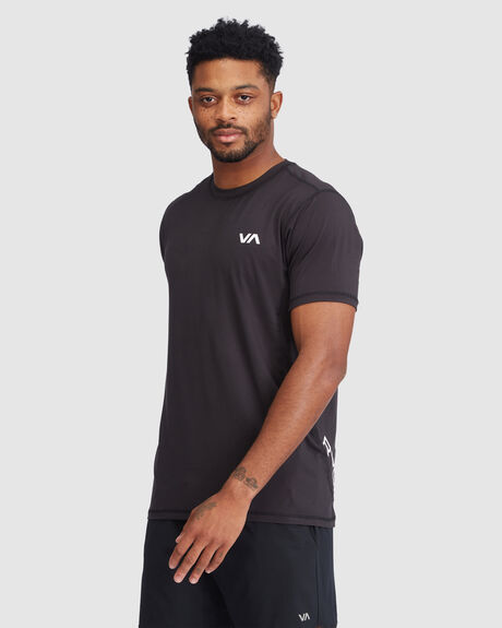 BLACK MENS CLOTHING RVCA SPORTSWEAR - V9021RSV-BLK