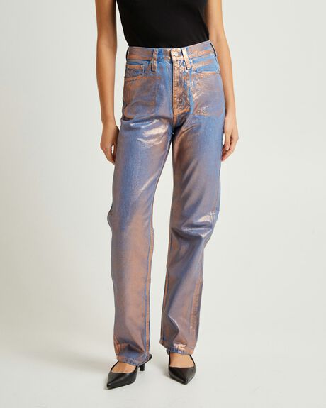 DENIM MEDIUM WOMENS CLOTHING CALVIN KLEIN JEANS - GPW0000046-BLU-24