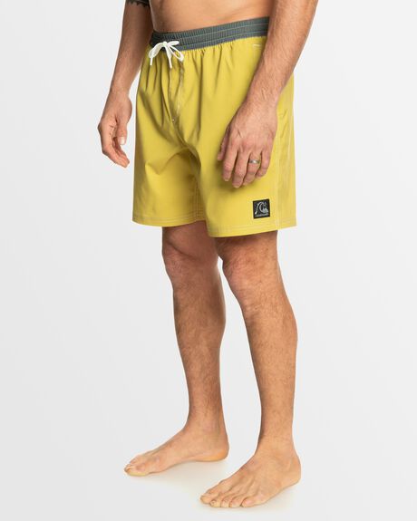 GOLDEN OLIVE MENS CLOTHING QUIKSILVER BOARDSHORTS - AQYJV03131-GKH0