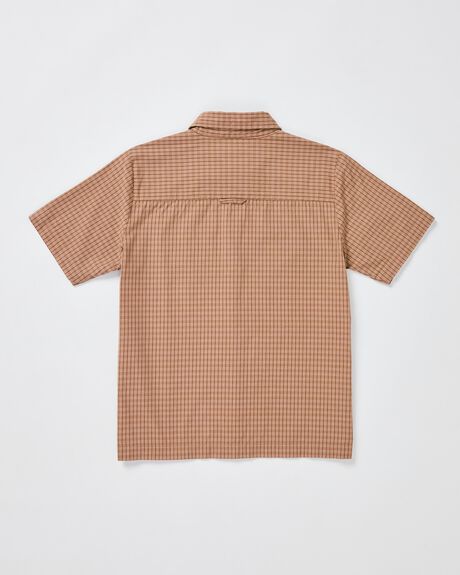 BROWN KIDS YOUTH BOYS SPENCER PROJECT SHIRTS - 1000104710-BRN-8-9