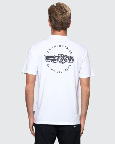WHITE MENS CLOTHING JS INDUSTRIES GRAPHIC TEES - JSCBT2