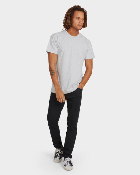 LIGHT GREY HEATHER MENS CLOTHING BILLABONG T-SHIRTS + SINGLETS - UBYZT00162-LGH