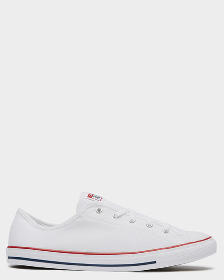 Revenue magician To detect Converse Womens All Star Dainty Ox Shoe - White | SurfStitch