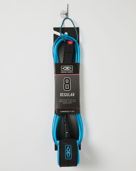 BLUE SURF ACCESSORIES OCEAN AND EARTH LEASHES - LR80BLU
