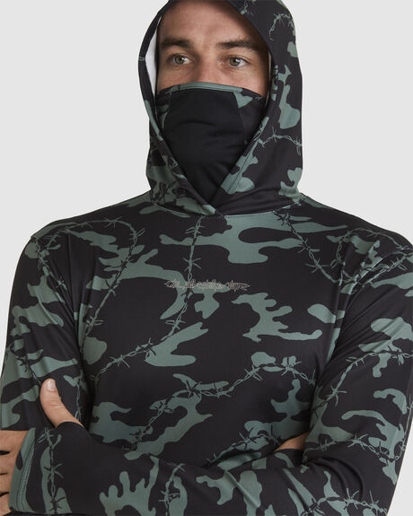 BLACK SURF MENS QUIKSILVER RASHVESTS - EQYWR03429-KVJ8