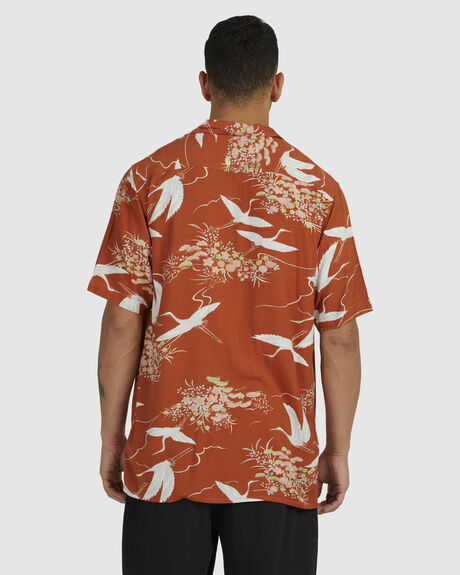 SANDLEWOOD MENS CLOTHING RVCA SHIRTS - UVYWT00125-CNS0