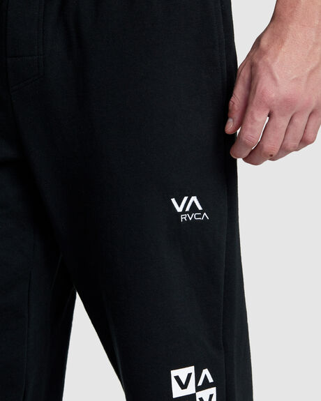BLACK MENS CLOTHING RVCA PANTS - AVYNP00201-BLK