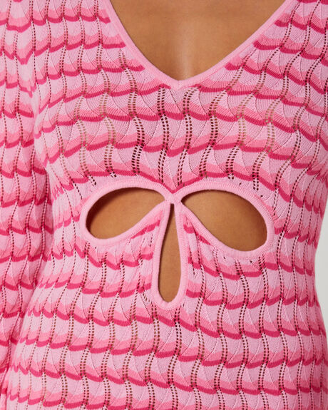 FUCHSIA ROSE WOMENS CLOTHING SEAFOLLY DRESSES - 55081-KNFUCH