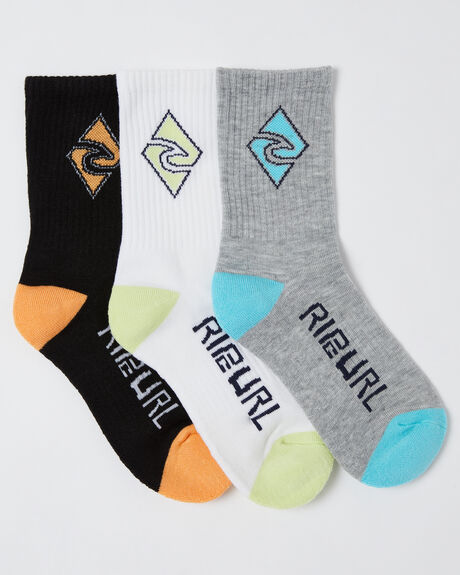 GREEN KIDS BOYS RIP CURL SOCKS + UNDERWEAR - 003BSO60