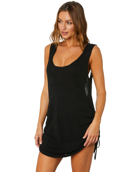 BLACK WOMENS CLOTHING SNDYS DRESSES - SFD529BLK