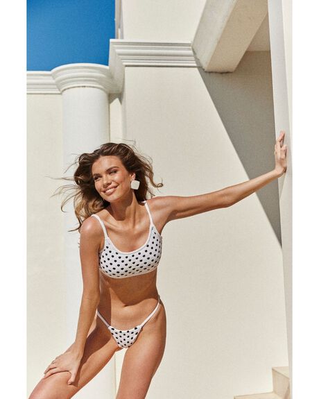 WHITE SPOT WOMENS SWIMWEAR TACOOLA BIKINI BOTTOMS - BETTBWHTSPOTS