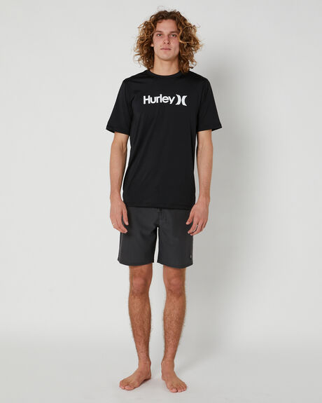 BLACK SURF MENS HURLEY RASHVESTS - HAML1010010