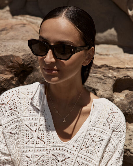 BLACK WOMENS ACCESSORIES STATUS ANXIETY SUNGLASSES - SA9901