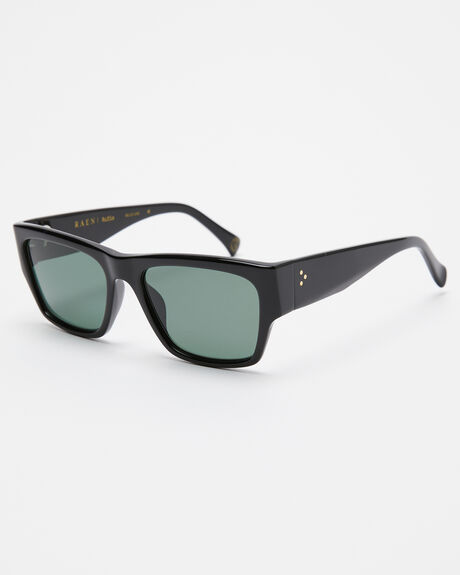 RECYCLED BLACK GREEN MENS ACCESSORIES RAEN SUNGLASSES - 100M231RUFS762