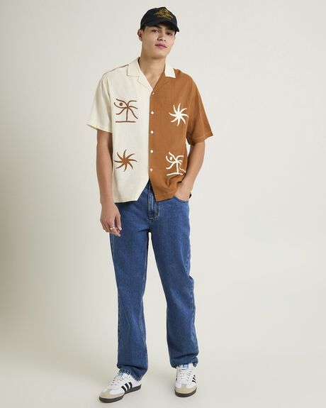 RUST MENS CLOTHING ARVUST SHIRTS - ARMS25264-ORG-S