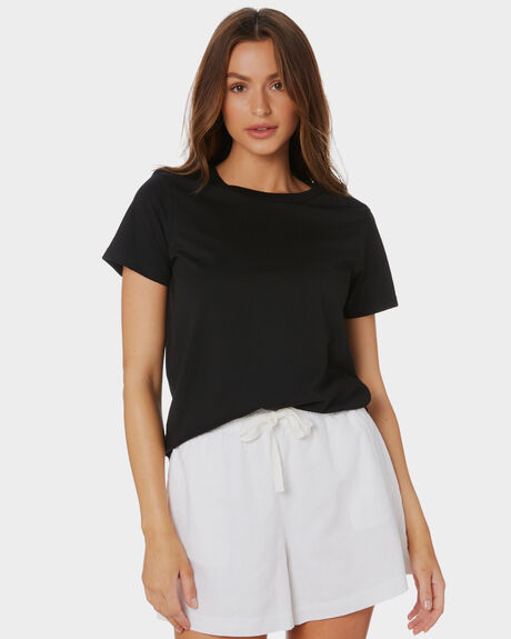 BLACK WOMENS CLOTHING AS COLOUR TEES - 4001BLACK