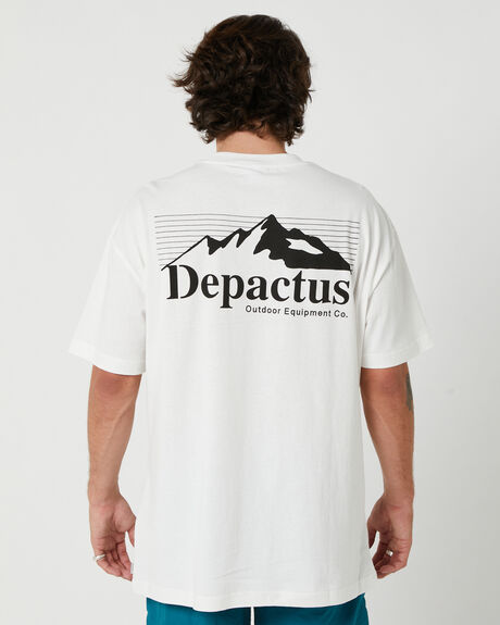 OPTIC WHITE MENS CLOTHING DEPACTUS T-SHIRTS + SINGLETS - DEMS23232WHT