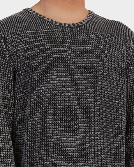 BLACK MENS CLOTHING BILLABONG KNITS + CARDIGANS - UBYSW00101-BLK