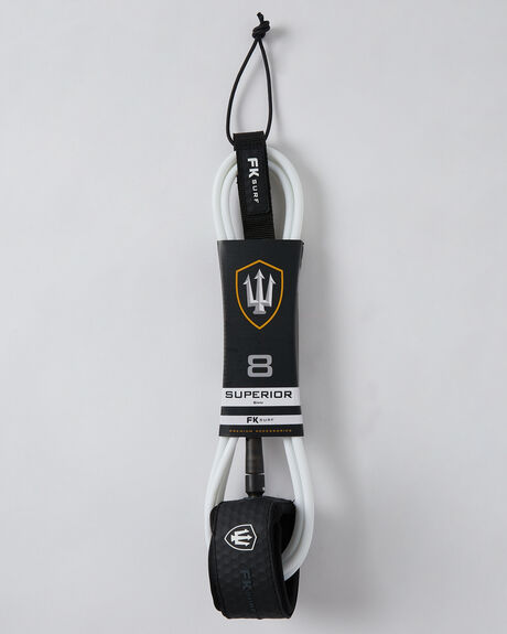 WHITE SURF ACCESSORIES FK SURF LEASHES - 1283-WHT