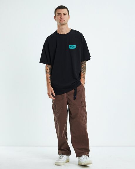 BLACK MENS CLOTHING SPENCER PROJECT GRAPHIC TEES - 52429300026