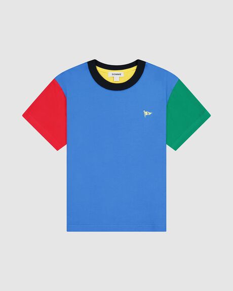 MULTI KIDS BOYS SONNIE T-SHIRTS + SINGLETS - KSHSS2432-MT-1