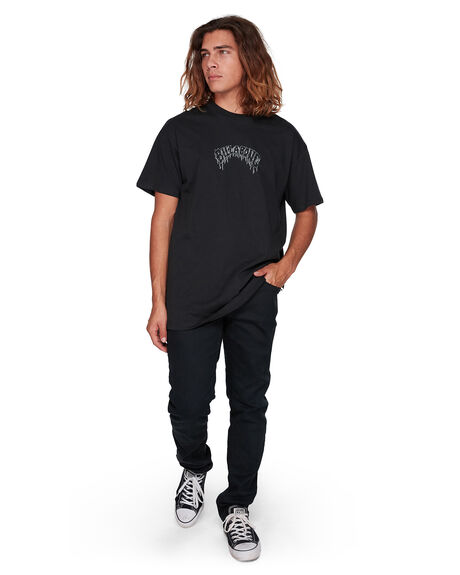 BLACK MENS CLOTHING BILLABONG GRAPHIC TEES - BB-9508010-BLK