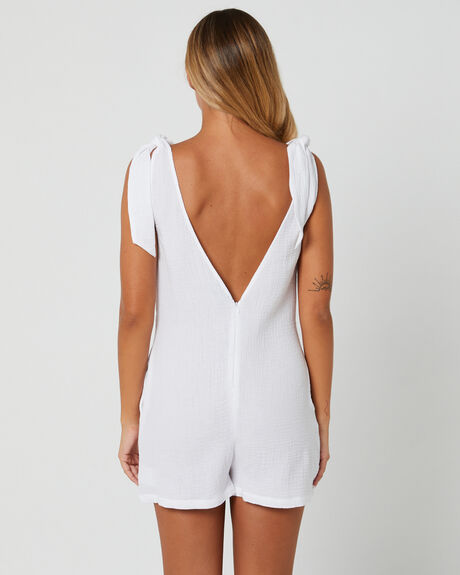 WHITE WOMENS CLOTHING SWELL PLAYSUITS + OVERALLS - SWWS24193WHT