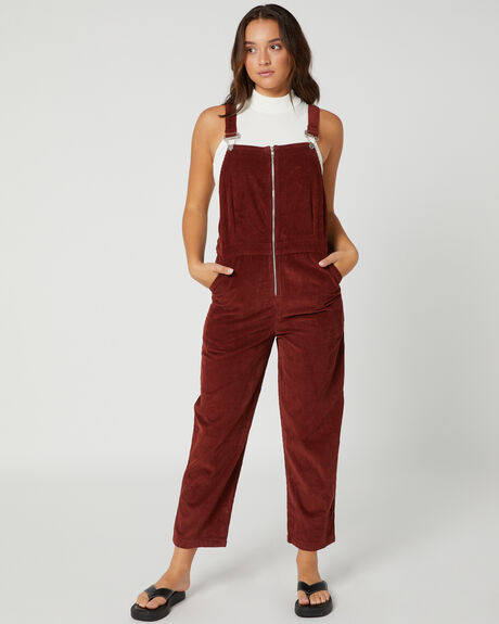 MAROON RED WOMENS CLOTHING RUE STIIC PLAYSUITS + OVERALLS - SA-22-26-4-MRCW